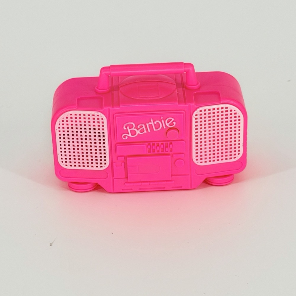 1991 Mattel Barbie Rappin Rockin Boombox Tested Working Vintage Doll Radio